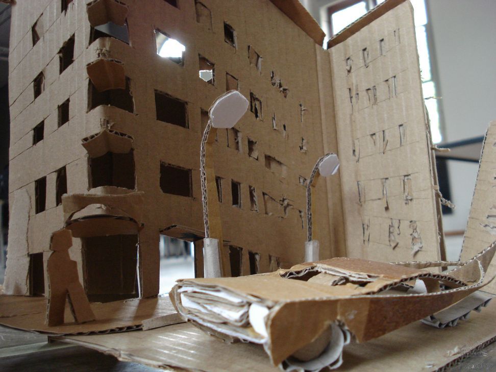 Rando Moricca - Bühnenbild HamletSamples - Plastik